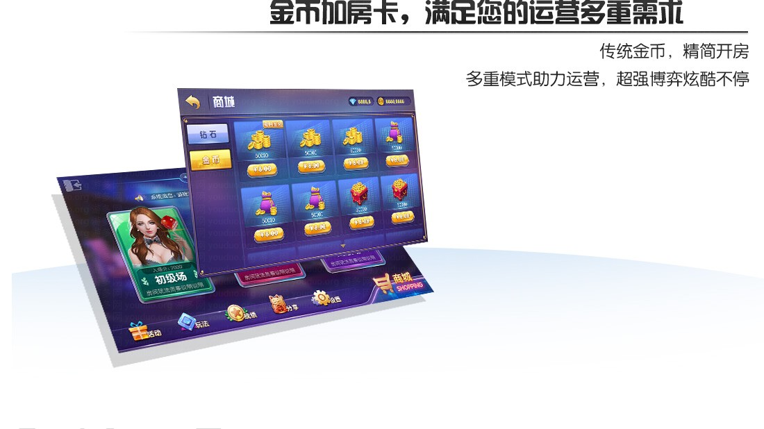 网狐精华版棋牌游戏平台完整全套,三网通金币【玩法】,第2张